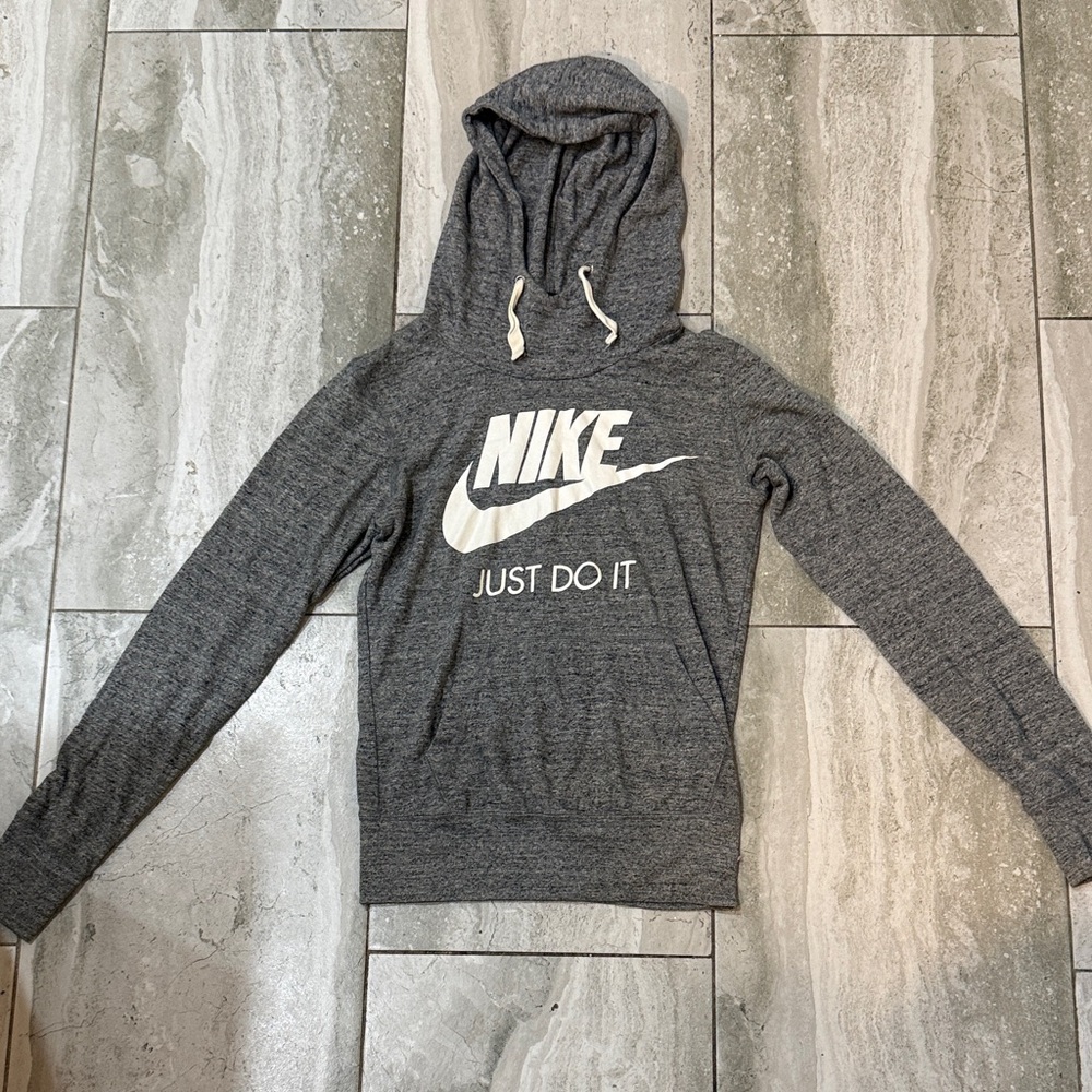 Nike Gray Hoodie Sweater